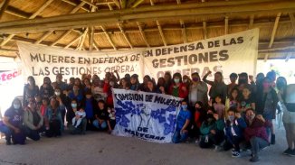 Asamblea de mujeres en Madygraf 