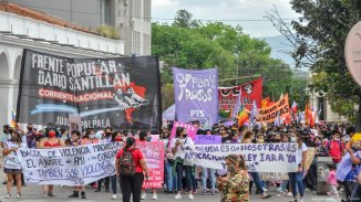 25N: organizaciones feministas movilizaron por Ni Una Menos y contra el FMI