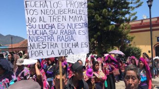 "El tren NO es maya": comunidades denuncian militarización y despojo en México