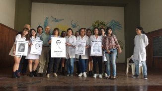 Homenaje a estudiantes desaparecidos en la escuela donde Bussi reivindicó el genocidio