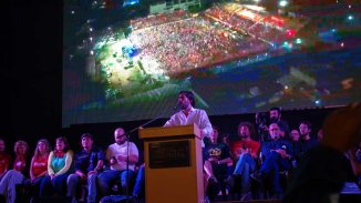 Multitudinario acto del Frente de Izquierda en Atlanta