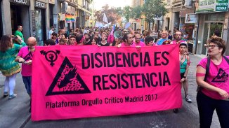 Un Orgullo crítico y anticapitalista marcha masivamente en Madrid contra el capitalismo rosa