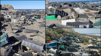 Chubut: “Aumentó la contaminación con desechos plásticos en las playas de la Península Valdés”