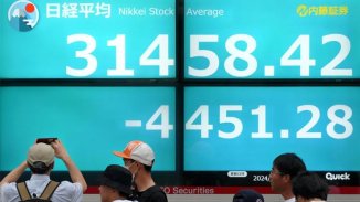 "Lunes negro": desplome del Nikkei arrastra al resto de Bolsas mundiales ante el temor de recesión en EEUU