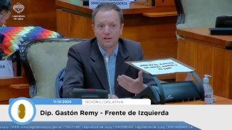 Remy: "Con el voto de UCR y PJ regalan tierras para un negocio clínico en Alto Comedero"