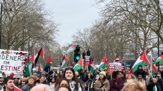 Decenas de miles volvieron a marchar en Londres en solidaridad con Palestina