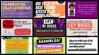 Asambleas del Oeste: redoblan la campaña y organizan la movilización al Senado