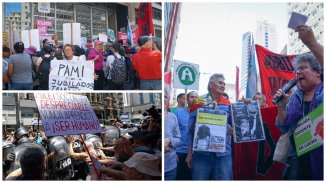 Jubilados protestan frente a sedes del PAMI contra el recorte en medicamentos 