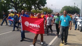 Continúa la lucha de los petroleros en Venezuela 