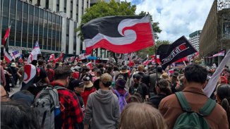 Multitudinaria movilización en defensa de los derechos del pueblo Māori en Aotearoa (Nueva Zelanda)