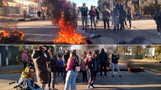 Vecinos de El Retiro cortan la avenida por corte de luz