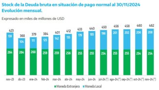 Un año de Milei: ¿aumentó o bajó la deuda pública?