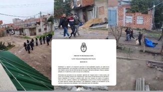 Repudian la represión de Berni y Kicillof contra las familias que luchan por el derecho a la vivienda 