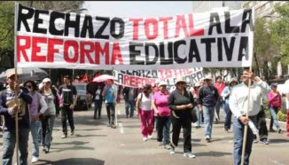 Paro docente y cortes de calle en la Ciudad de México