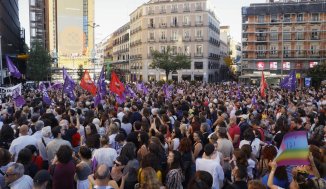 El movimiento feminista tomó las calles de Madrid al grito de #SeAcabó