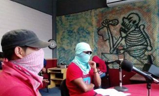 Student teachers (Normalistas) take over radio stations in Guerrero, Mexico.