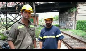 [VIDEO] Ferroviarios dan su apoyo a los trabajadores de AGR-Clarín