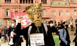 Salieron a las calles en todo el país contra las megagranjas porcinas