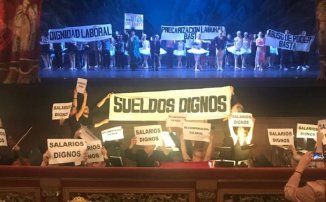 En el Colón andan diciendo: “Sueldos dignos, basta de precarización, basta de abuso de poder” 