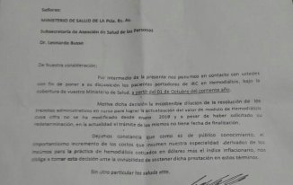 Vidas en peligro: empresarios de la salud dejan sin diálisis a 30.000 personas en tratamiento