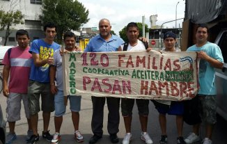 Cooperativa Aceitera La Matanza: “Compañeros de AGR - Carín, su lucha es nuestra lucha” - YouTube