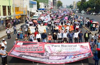 México: movilización magisterial contra la Reforma Educativa de López Obrador