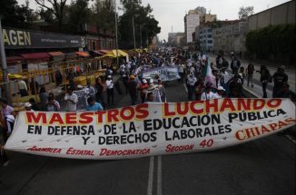 Protestas en el cuarto informe de Gobierno de Peña Nieto 