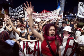 Fotos, no opinión: las postales de un año de lucha contra el plan de Milei