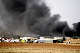 Cinco trabajadores muertos al explotar una fábrica de pirotecnia en Zaragoza