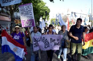 Marcha contra la xenofobia: “No somos la resaca de los países vecinos”