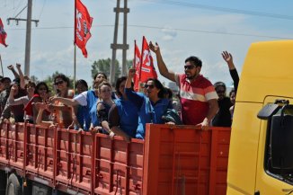 [Fotogalería] Las Leonas del Parque Industrial de Neuquén a la nueva fábrica