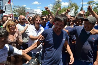 El 19 de enero acompañamos a los indomables a la puerta de Lear