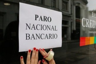 Comenzó el paro bancario por 48 horas