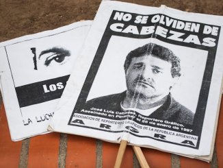 Se realizó acto homenaje a 19 años del asesinato de José Luis Cabezas