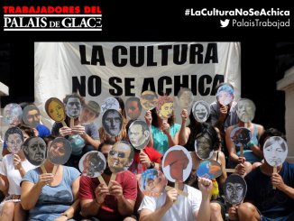 #LaCulturaNoSeAchica: abrazo a los trabajadores del Palais de Glace