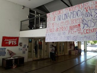 #19O: trabajadores y estudiantes de la Universidad de San Martín salen a la calle 