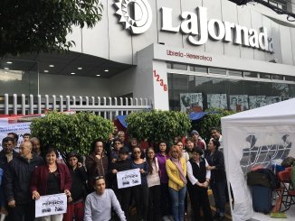 Trabajadores en huelga de La Jornada se solidarizan con trabajadores de Pepsico Argentina