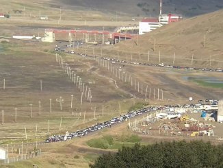 Río Turbio: histórica caravana en apoyo a los mineros 