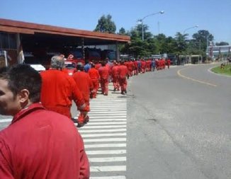 Histórico paro en la refinería de Shell