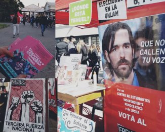 Estudiante UNLaM: "Que los que siempre luchan estén en el centro de estudiantes"