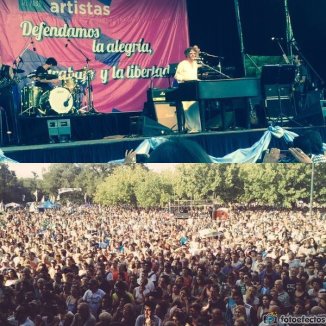 Multitudinaria participación en la Plaza de los Artistas