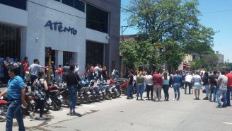 Trabajadores de Atento en pie de lucha contra los despidos