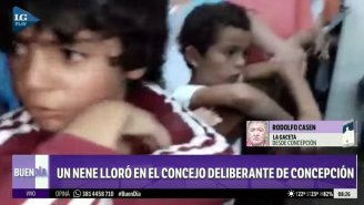 Niño llora en Concejo Deliberante: "Nos morimos de hambre por su culpa"