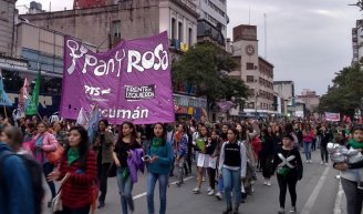 La marea verde volvió a inundar el centro tucumano