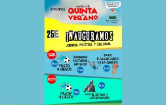 Este sábado: inauguramos la Quinta de verano obrera y juvenil en Tucumán