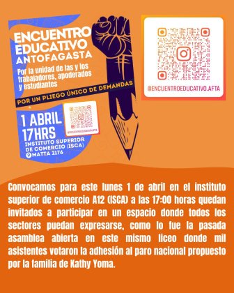 Declaración por un "Encuentro Educativo"