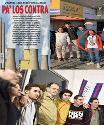 Los nazis de Manini y los festejos por UPM 