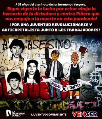 A 35 años del asesinato de los hermanos Vergara-Toledo: Levantemos una organización revolucionaria en contra del capitalismo