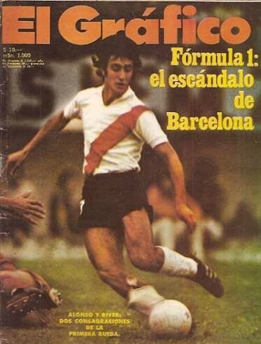 Una de las tantas veces que Alonso fue portada de El Gráfico.