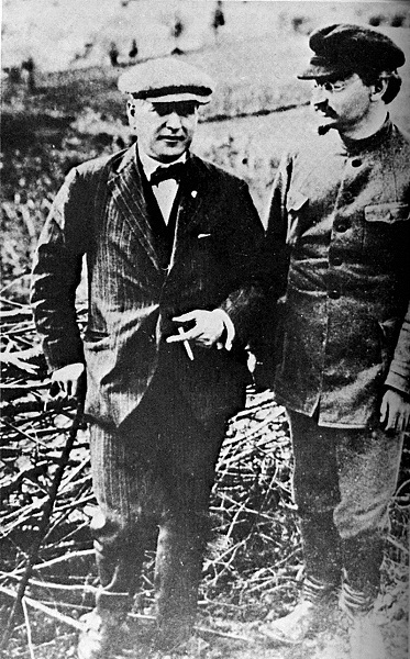 Rakovski y Trotsky en 1924